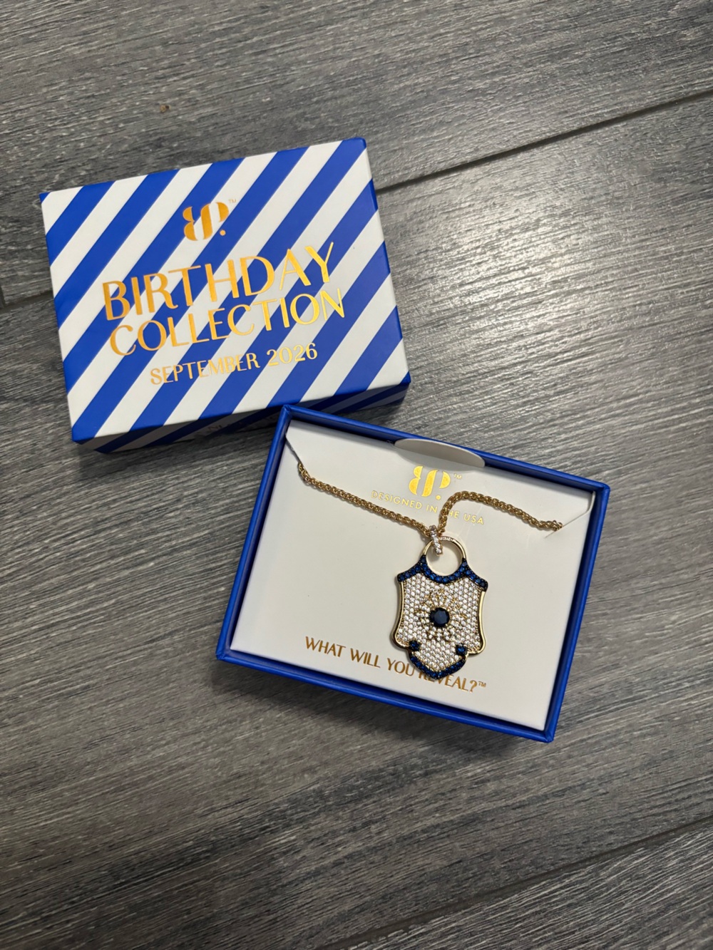 Bomb party September 2026 Birthday Necklace off duty icon